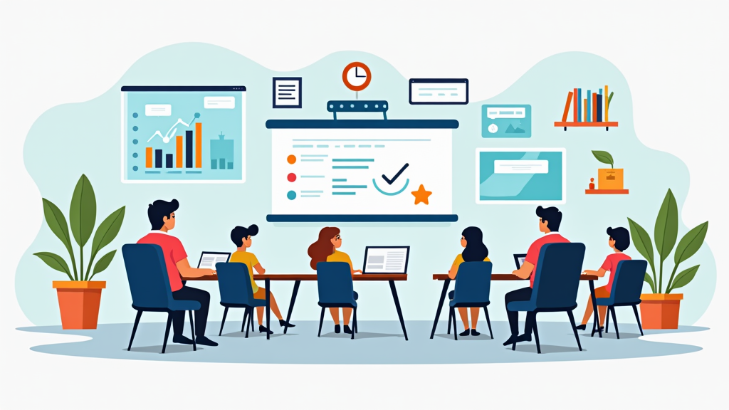 Illustration of digital education