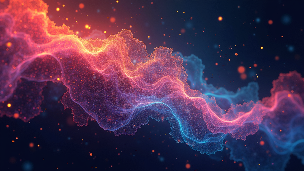 Colorful abstract AI visualization