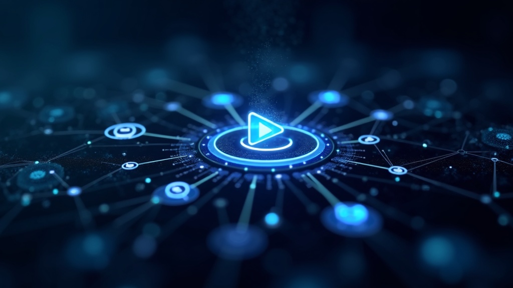 abstract ai video concept