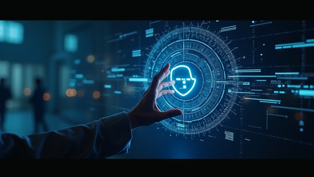 future ai video technology abstract