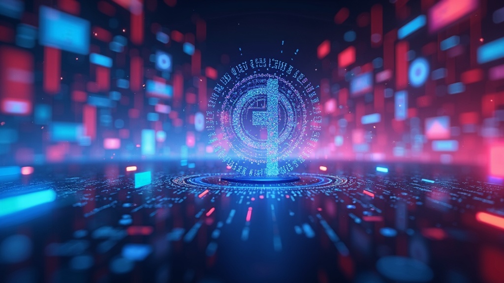 Futuristic timeline of AI video editing workflow, glowing icons representing editing tasks