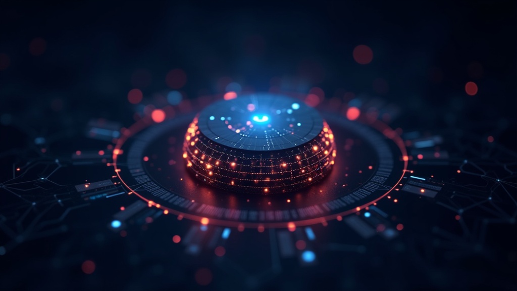 AI network with affiliate links visualized in data streams